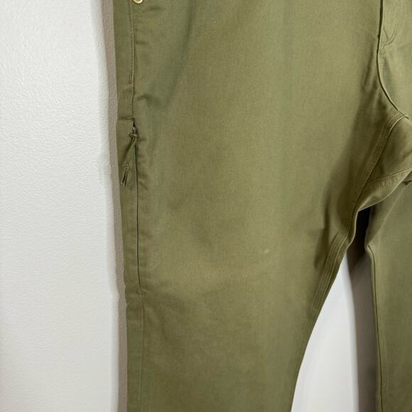 Duluth Men's DuluthFlex Ballroom Khaki Cargo Pants Sz.42x32 Green Workwear - Picture 4 of 13
